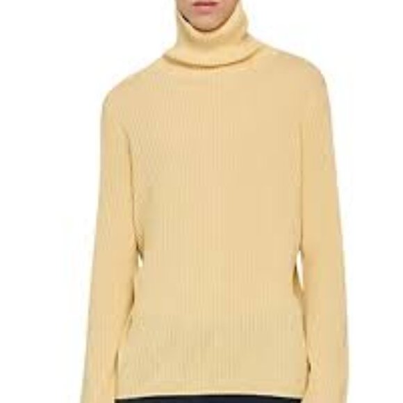 NWT: Sandro Ribbed Turtleneck Size XXL - Picture 1 of 6